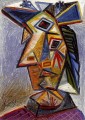 Cabeza Mujer 3 1939 cubista Pablo Picasso